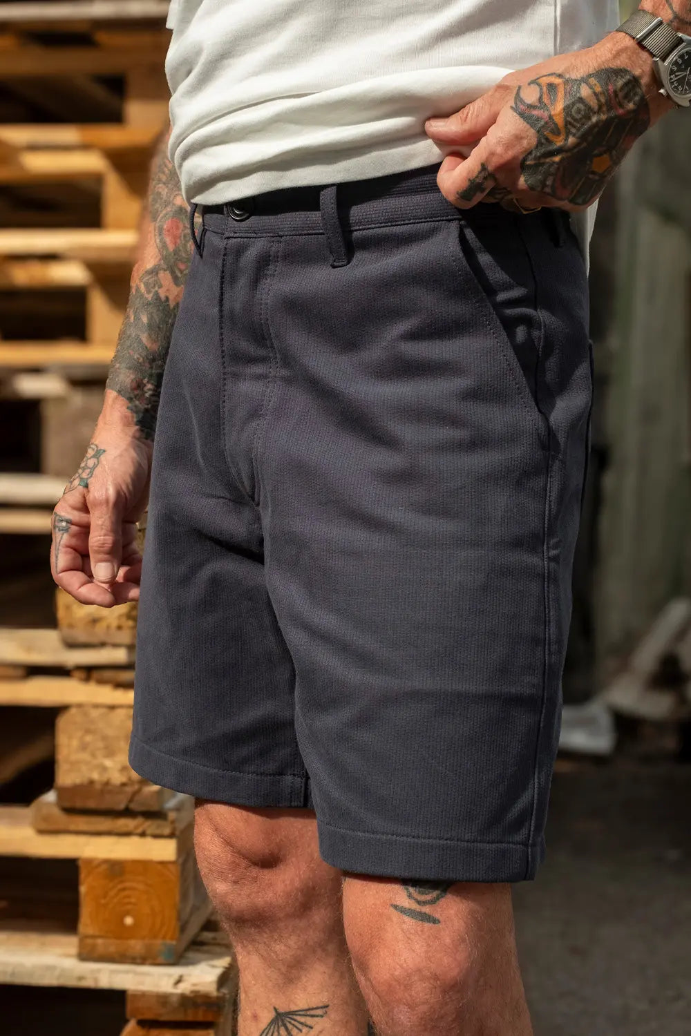Billy Shorts / Navy Bedford Cord