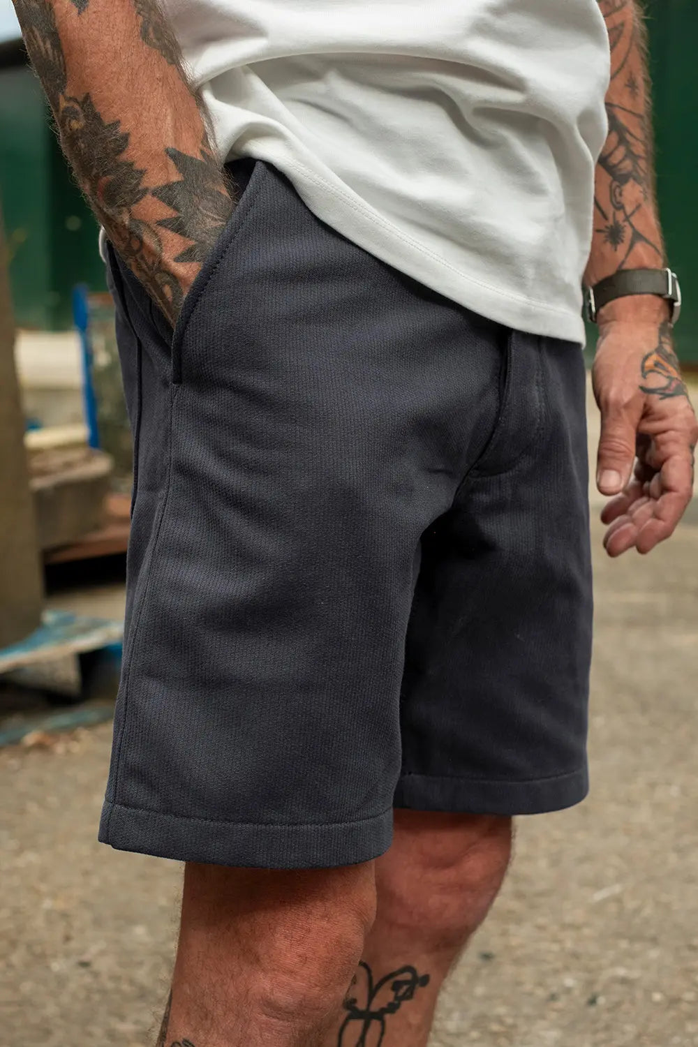 Billy Shorts / Navy Bedford Cord