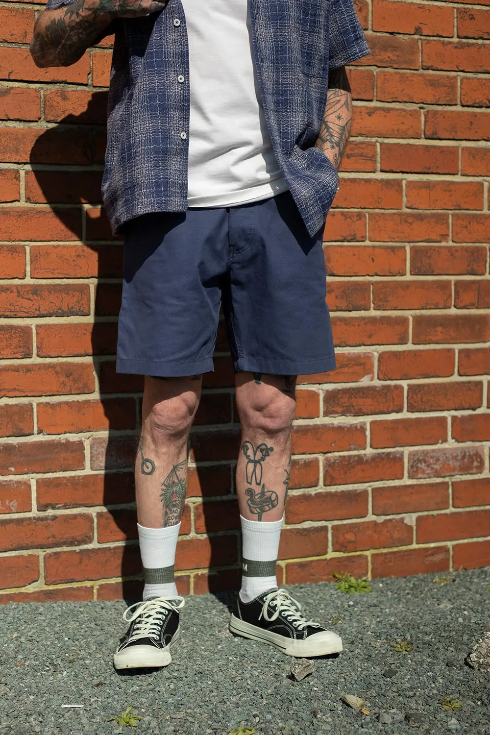 Billy Canvas Shorts / Navy