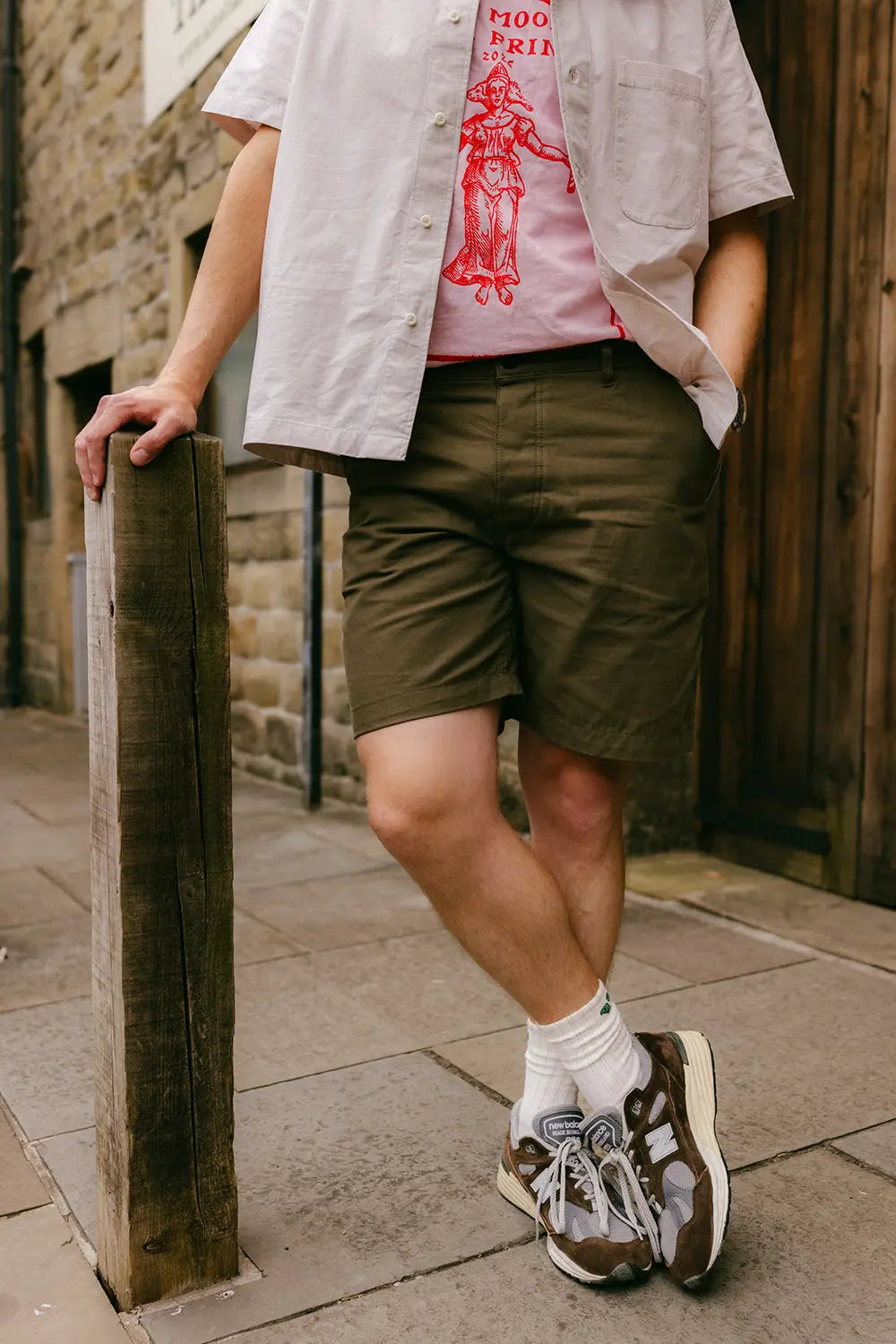 Billy Canvas Shorts / Olive