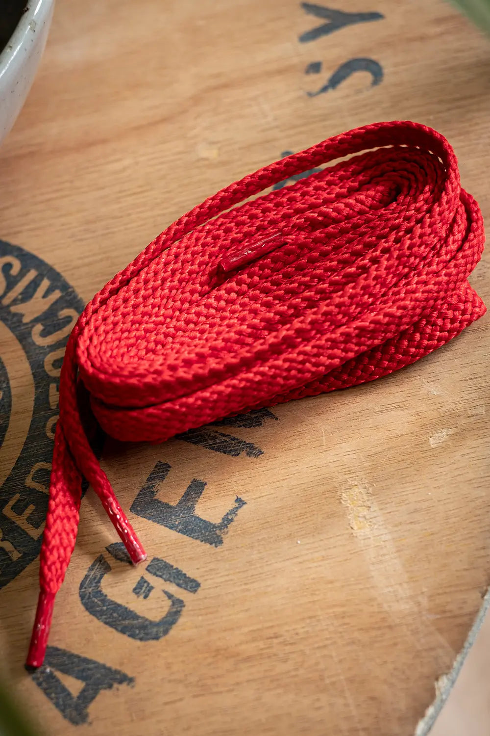 Moto Boot Red Laces