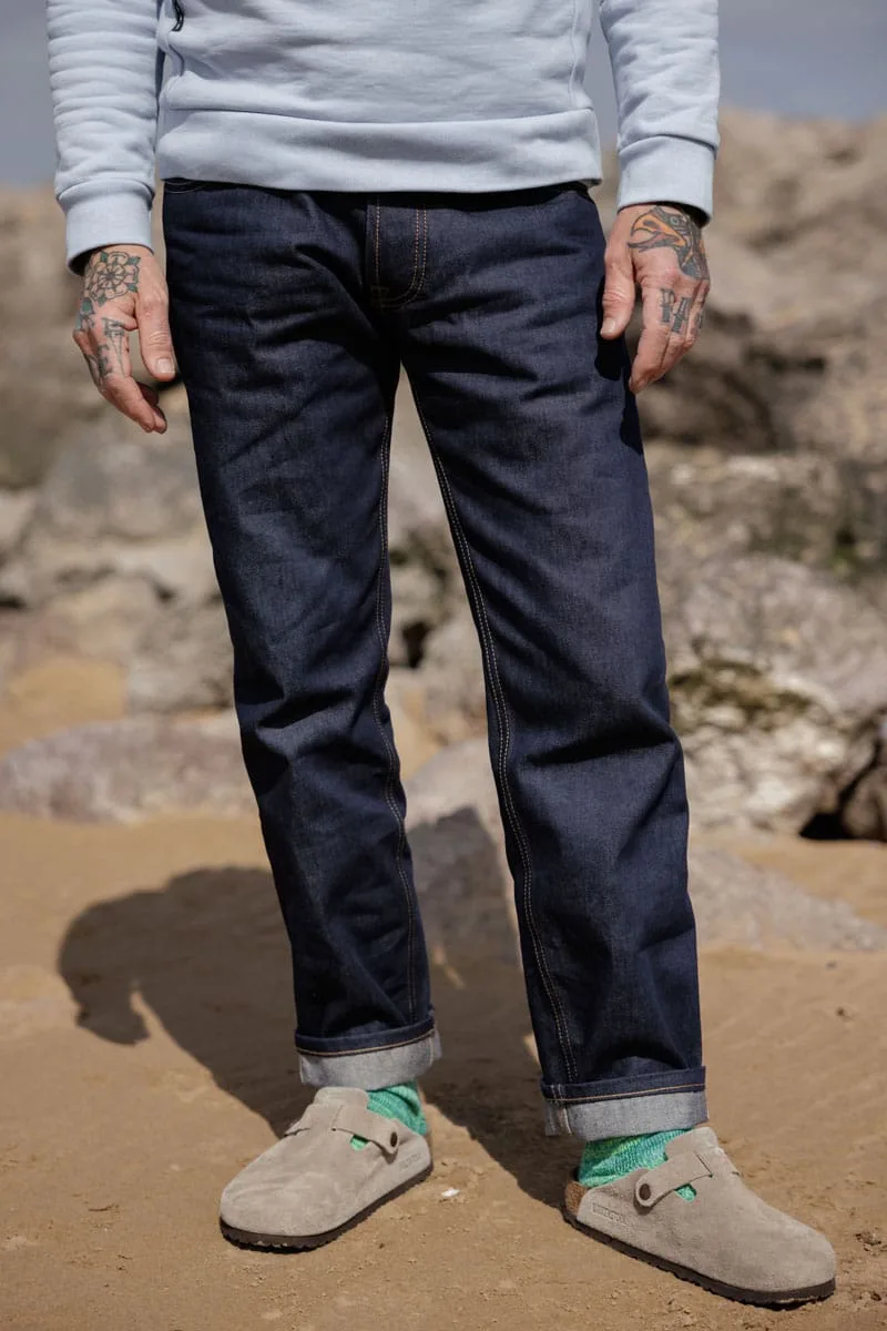 V12 Indigo Selvedge Denim