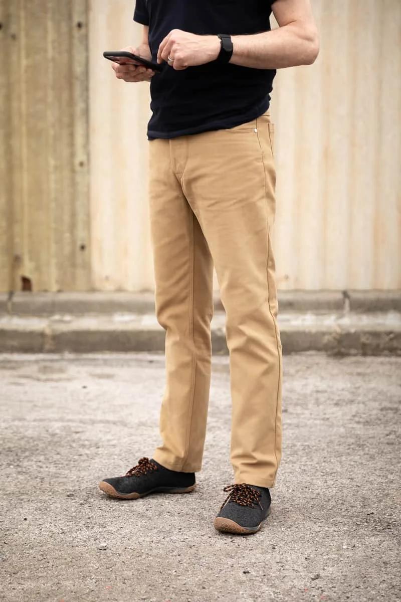 Works Tan Canvas Jeans