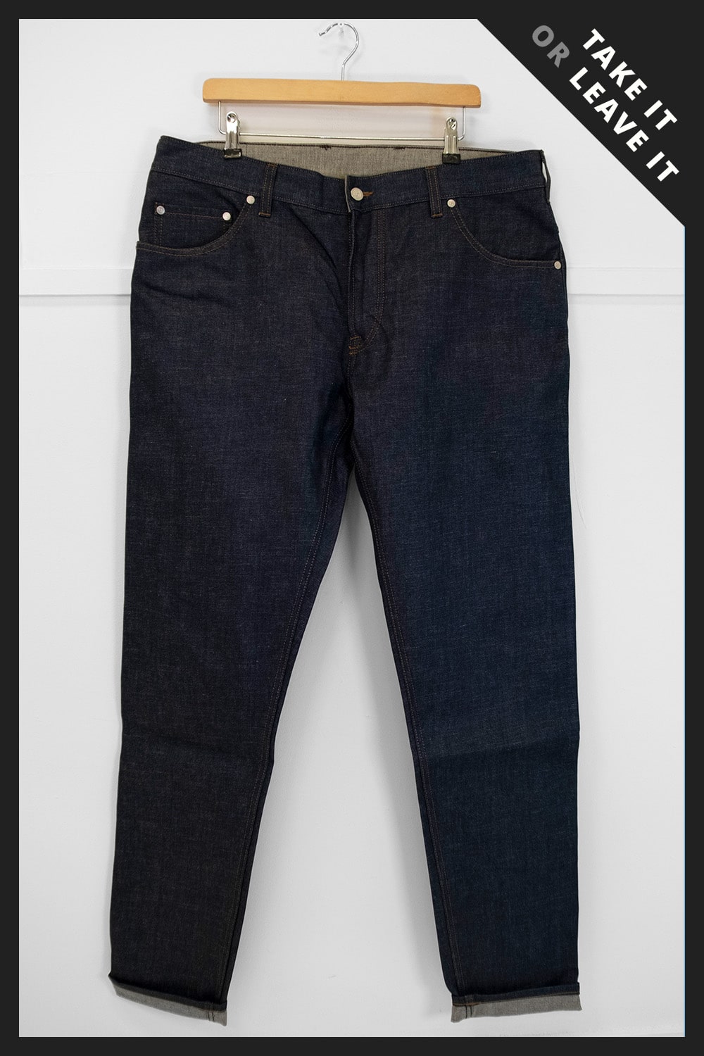 TAKE #60: R14 Selvedge Denim Jeans / Indigo – Size 38/34