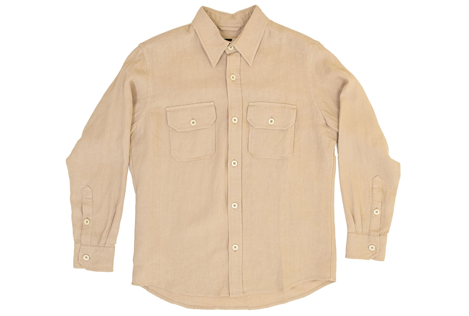 Buff Linen Overshirt