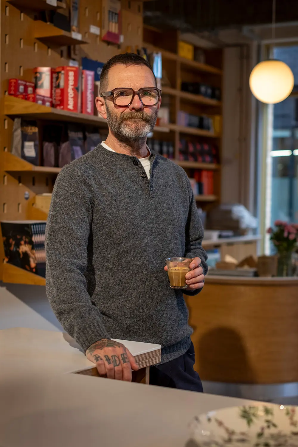 Henley Basalt Jumper