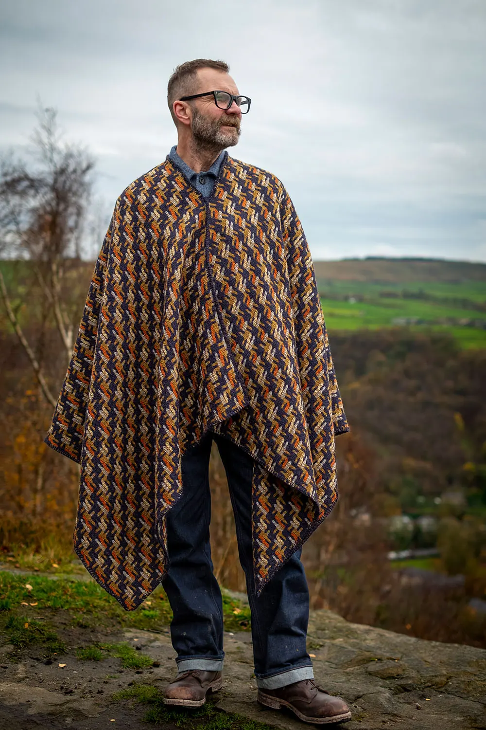 Handwoven Wool Action Blanket